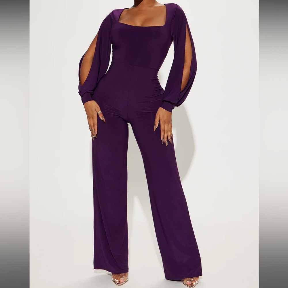 Ella Jumpsuit -  Eggplant